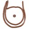 The Bead Chest Light Brown Disk Natural Wood Beads (4x8mm): Organic Eco-Friendly Wooden Bead Strand for DIY Jewelry, Crafts, Necklace and Bracelet Making